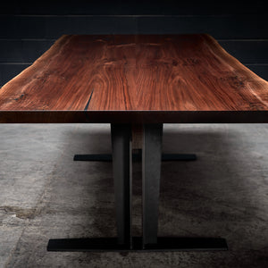 Langford Dining Table - (Live edge)