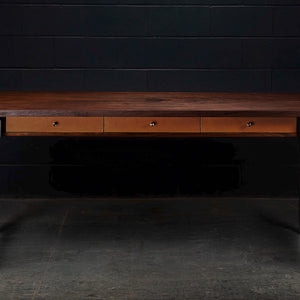 Pembroke Writing Desk (Stainless Steel)