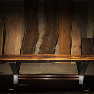 Bedford Dining Table (Live Edge)