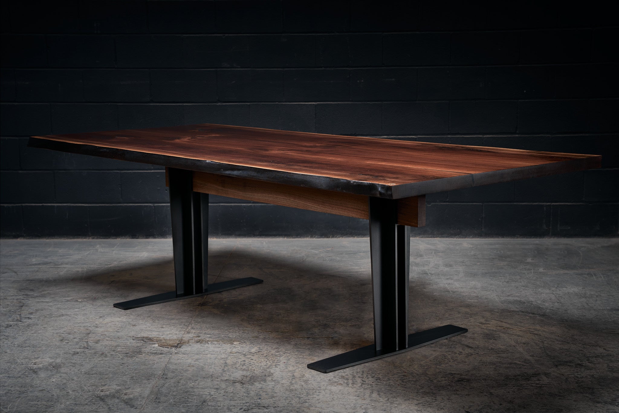 Langford Dining Table - (Live edge)